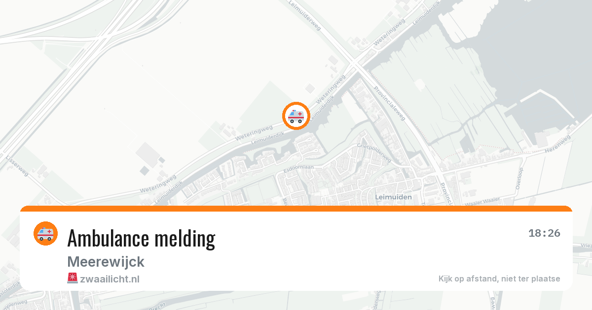 Ambulance melding — 8 feb 2026