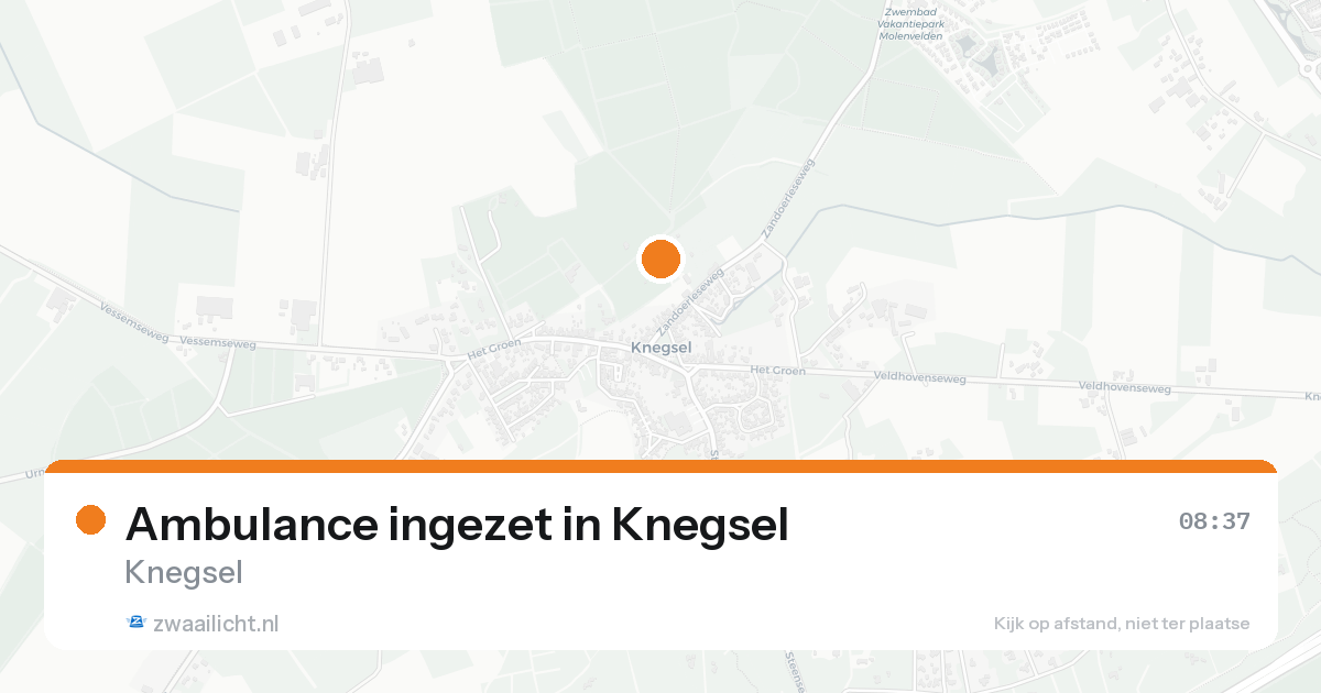 Ambulance ingezet in Knegsel — 7 feb 2026