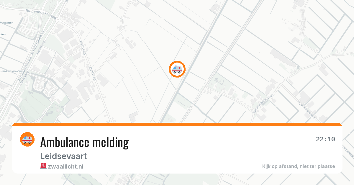 Ambulance melding — 24 jan 2026