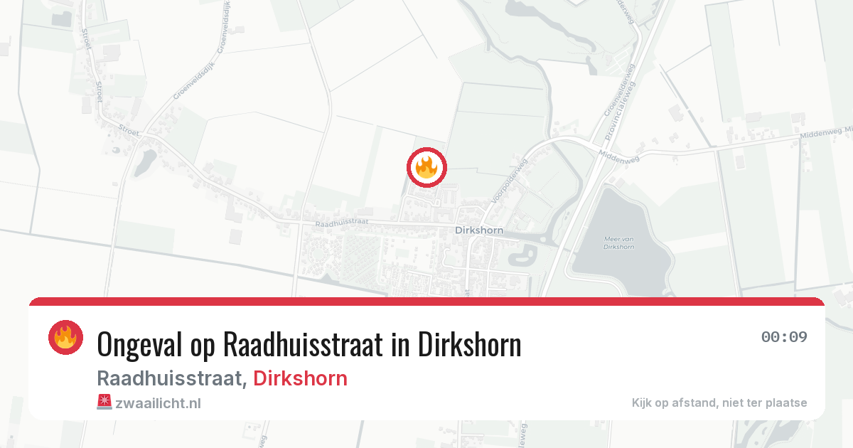 Ongeval op Raadhuisstraat in Dirkshorn — 5 jun 2026
