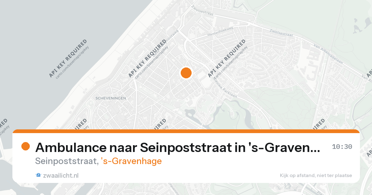 Ambulance naar Seinpoststraat in 's-Gravenhage — 31 mei 2026