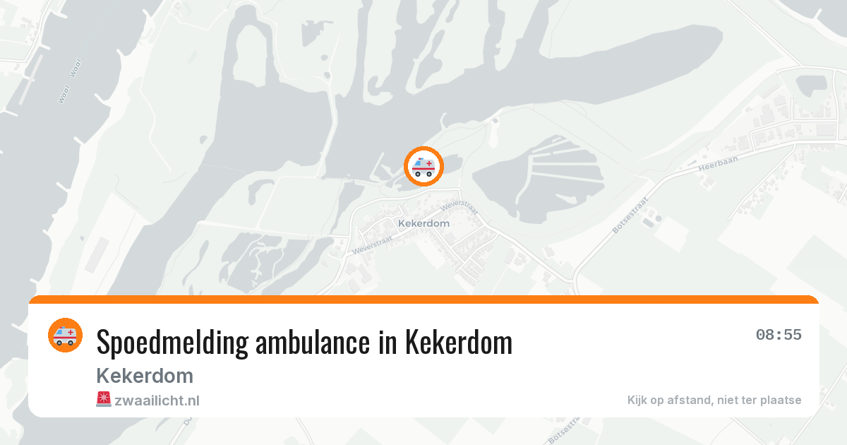 Spoedmelding ambulance in Kekerdom — 11 feb 2026