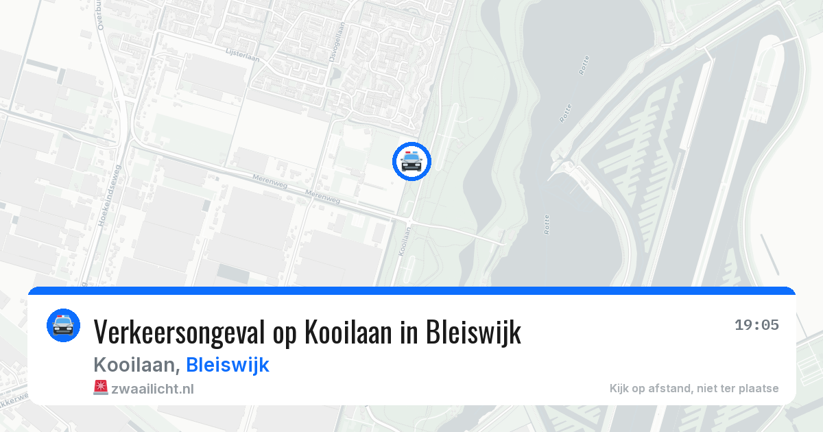 Verkeersongeval op Kooilaan in Bleiswijk — 9 mei 2026
