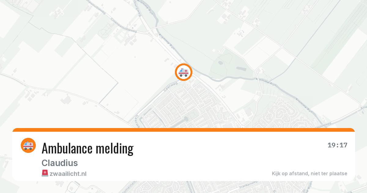 Ambulance melding — 27 jun 2026