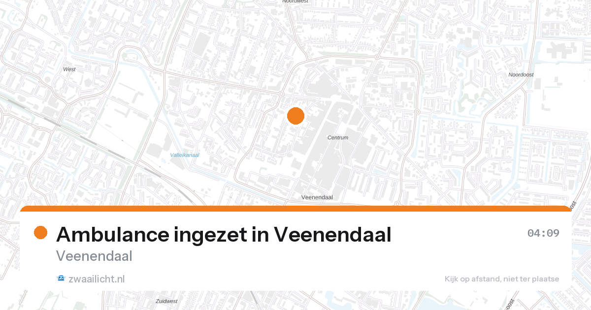 Ambulance ingezet in Veenendaal — 17 jul 2026