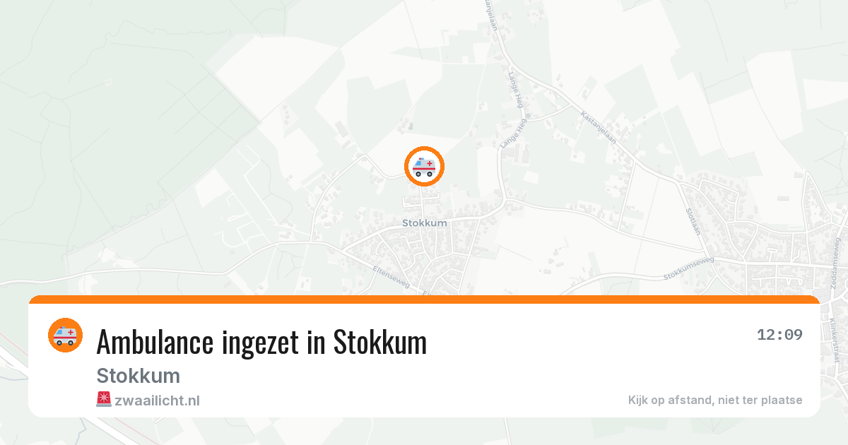 Ambulance ingezet in Stokkum — 15 mei 2026