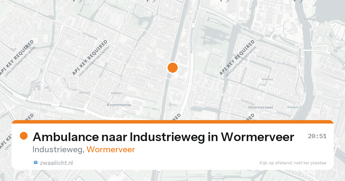 Ambulance naar Industrieweg in Wormerveer — 25 jul 2026
