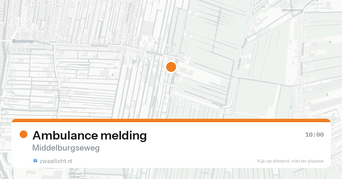 Ambulance melding — 31 jan 2026
