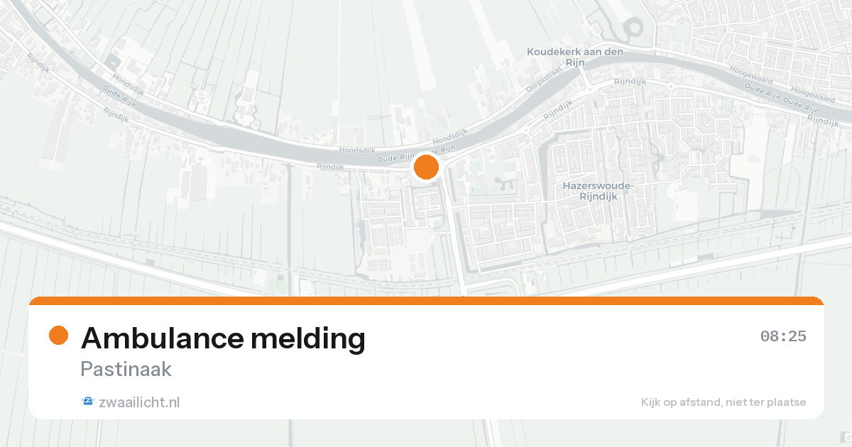 Ambulance melding — 15 mei 2026