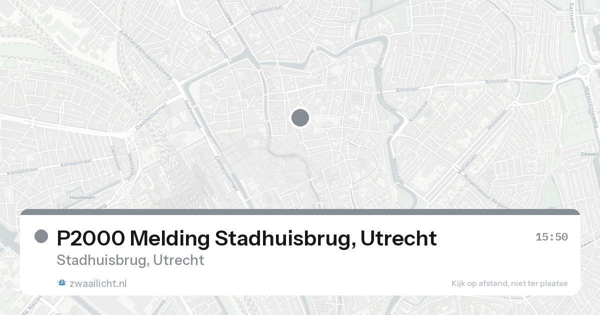 P2000 Melding Stadhuisbrug, Utrecht — 7 feb 2026