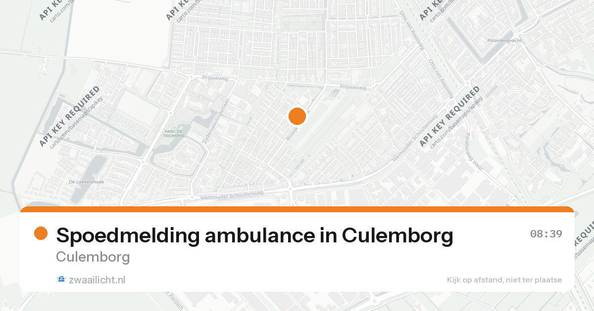 Spoedmelding ambulance in Culemborg — 26 aug 2026