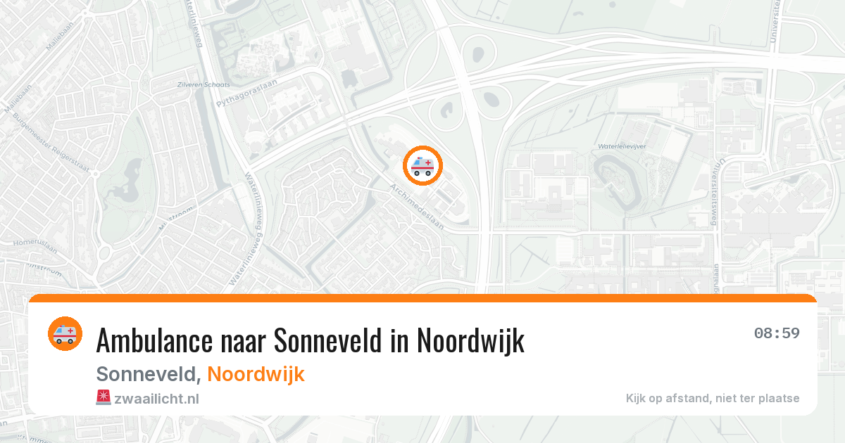 Ambulance naar Sonneveld in Noordwijk — 29 jan 2026