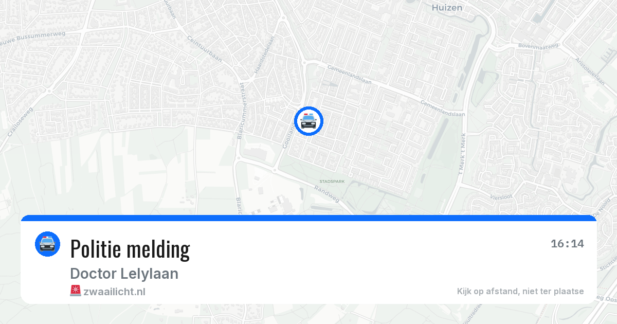 Politie melding — 19 jun 2026