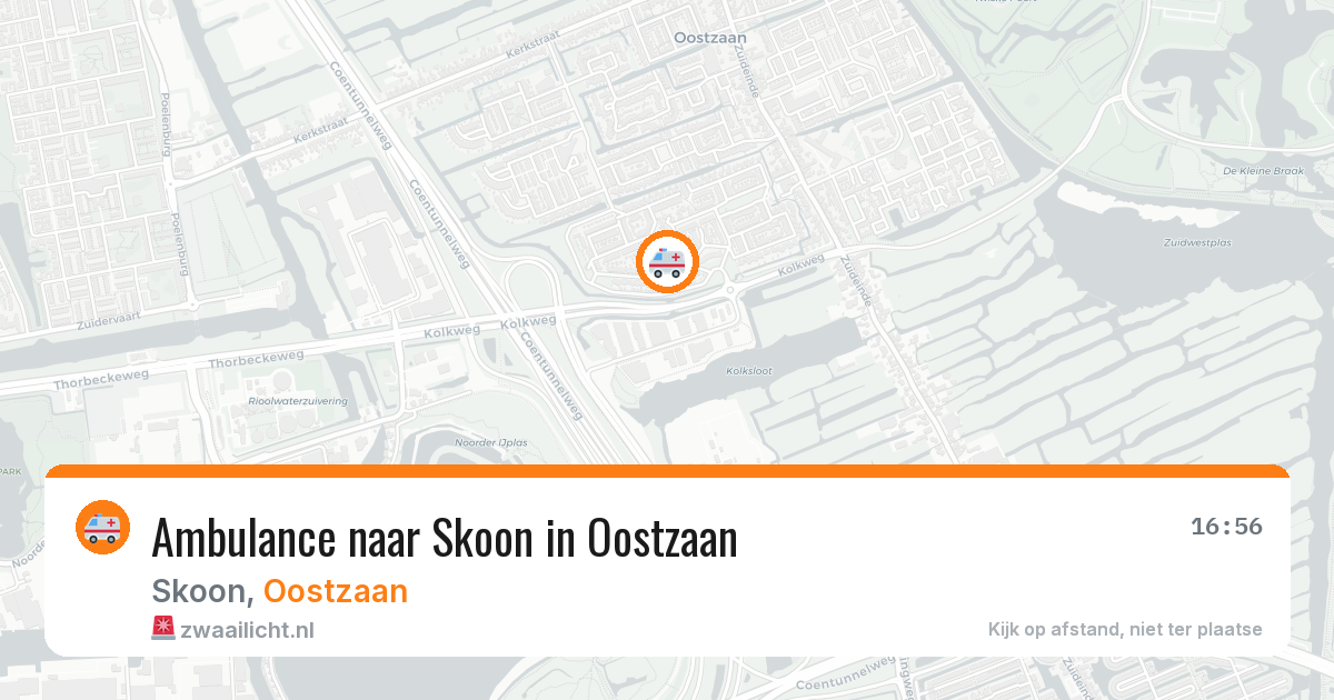 Ambulance naar Skoon in Oostzaan — 27 apr 2026