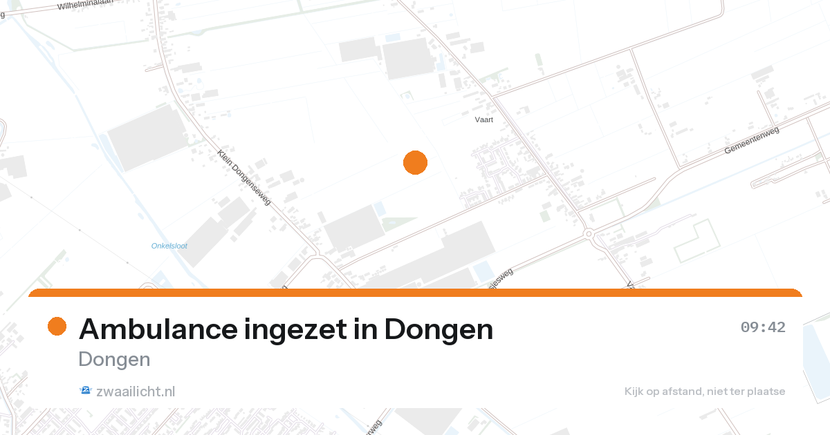 Ambulance ingezet in Dongen — 29 jun 2026
