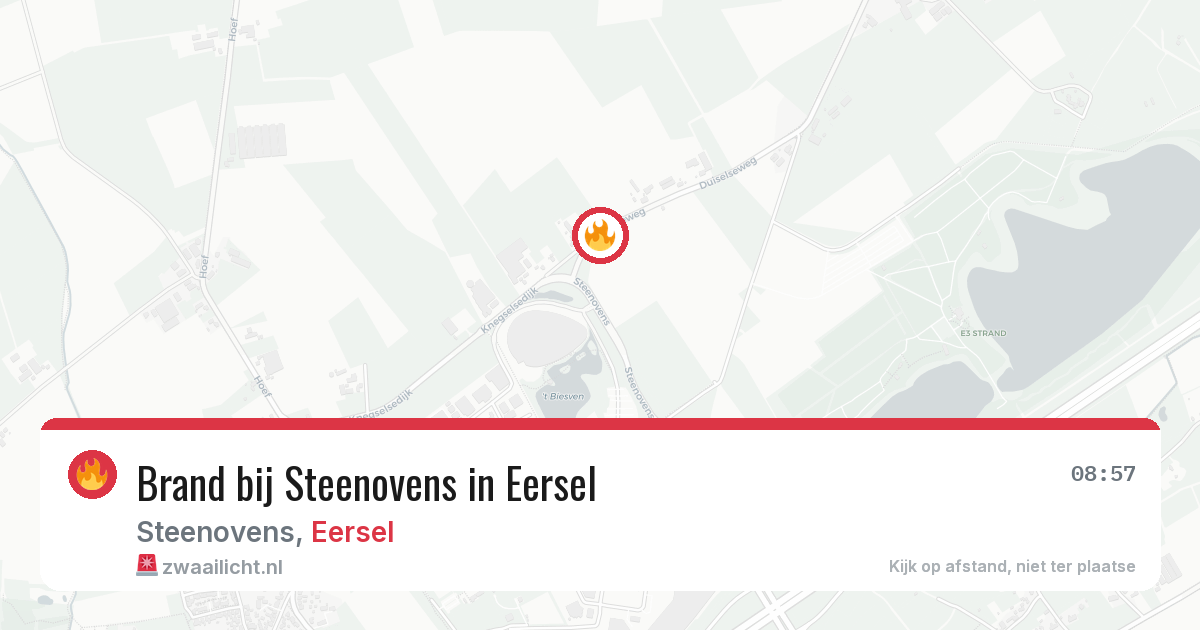 Brand bij Steenovens in Eersel — 22 mei 2026