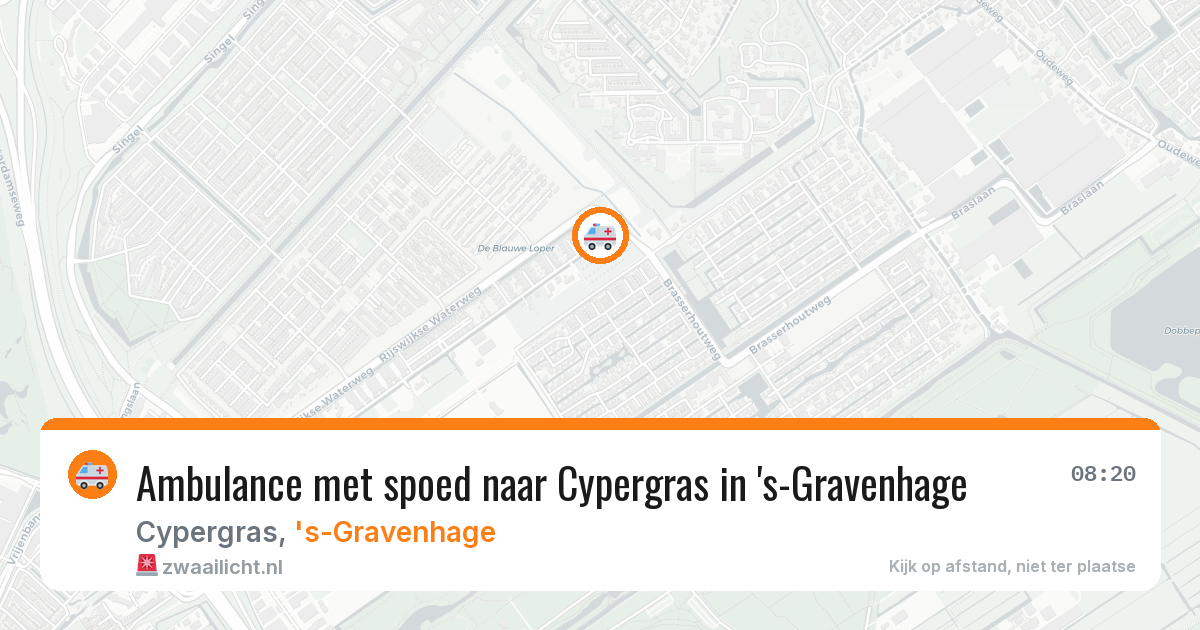 Ambulance met spoed naar Cypergras in 's-Gravenhage — 9 feb 2026