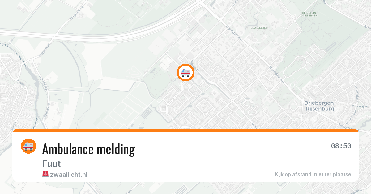 Ambulance melding — 3 feb 2026