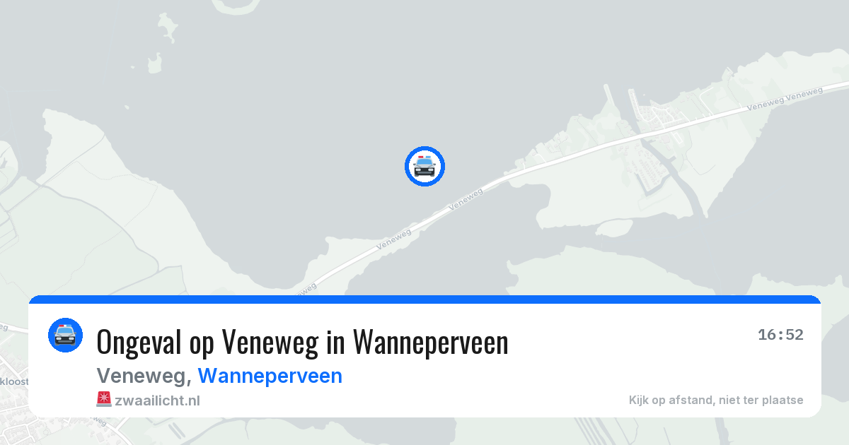 Ongeval op Veneweg in Wanneperveen — 21 jul 2026