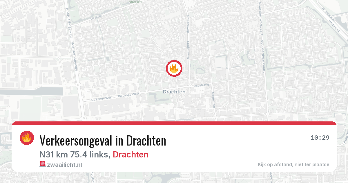 Verkeersongeval in Drachten — 12 jun 2026