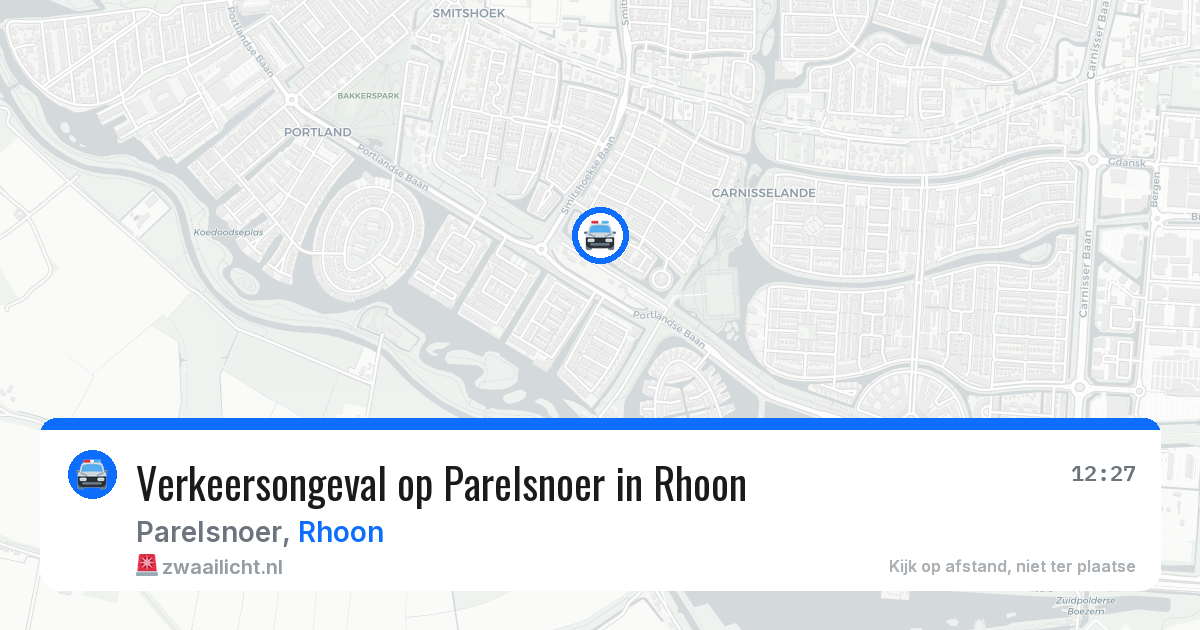 Verkeersongeval op Parelsnoer in Rhoon — 3 jun 2026