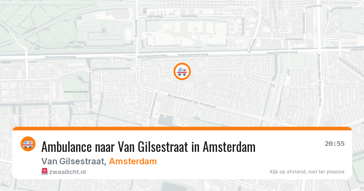 Ambulance naar Van Gilsestraat in Amsterdam — 29 jan 2026