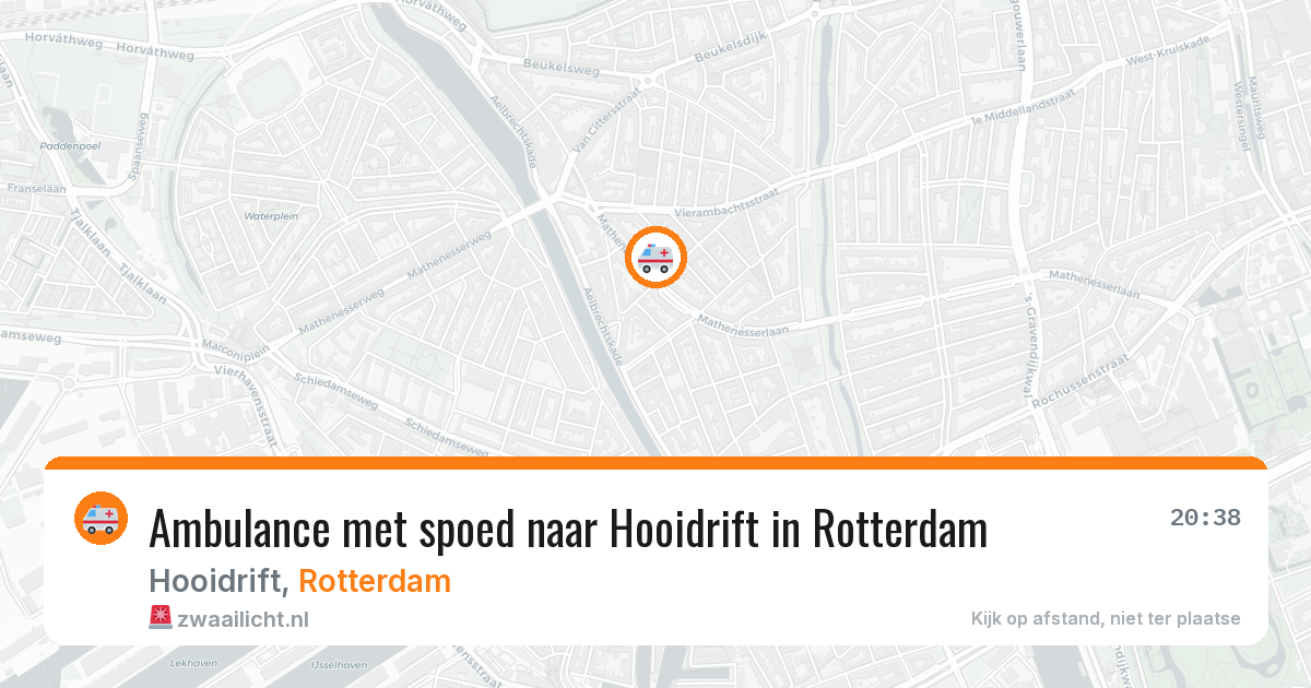 Ambulance met spoed naar Hooidrift in Rotterdam — 31 jul 2026