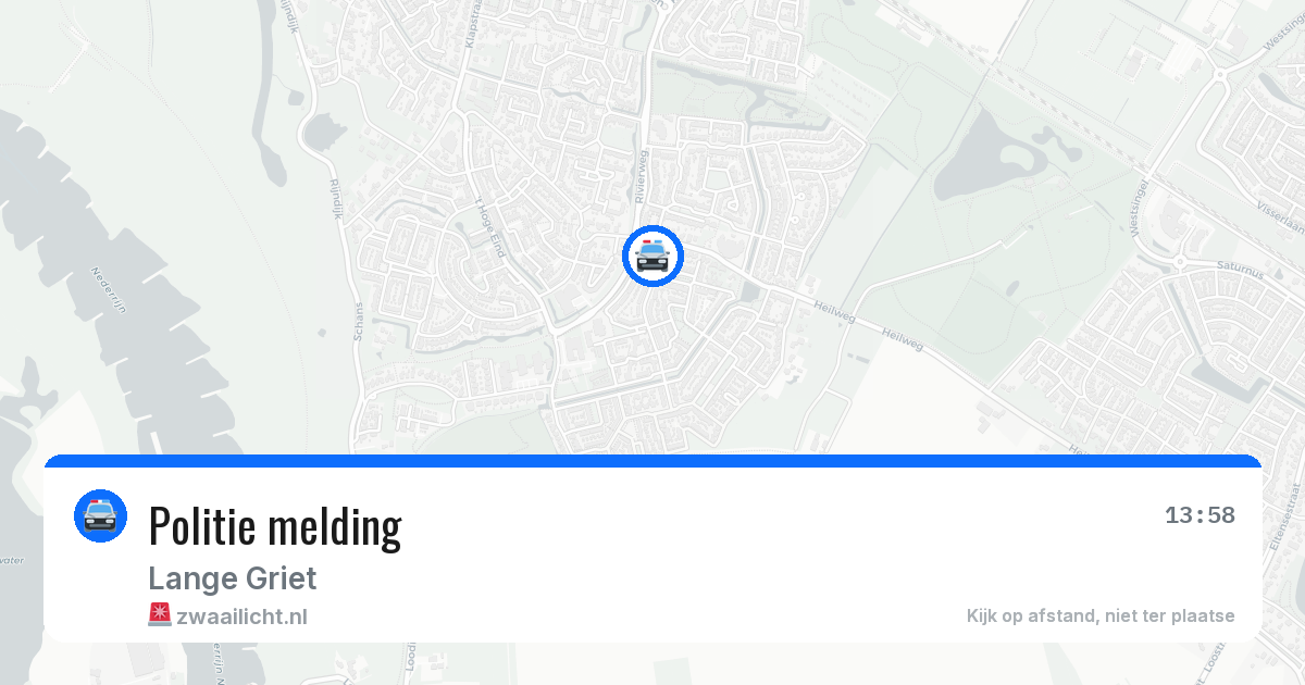Politie melding — 12 jun 2026