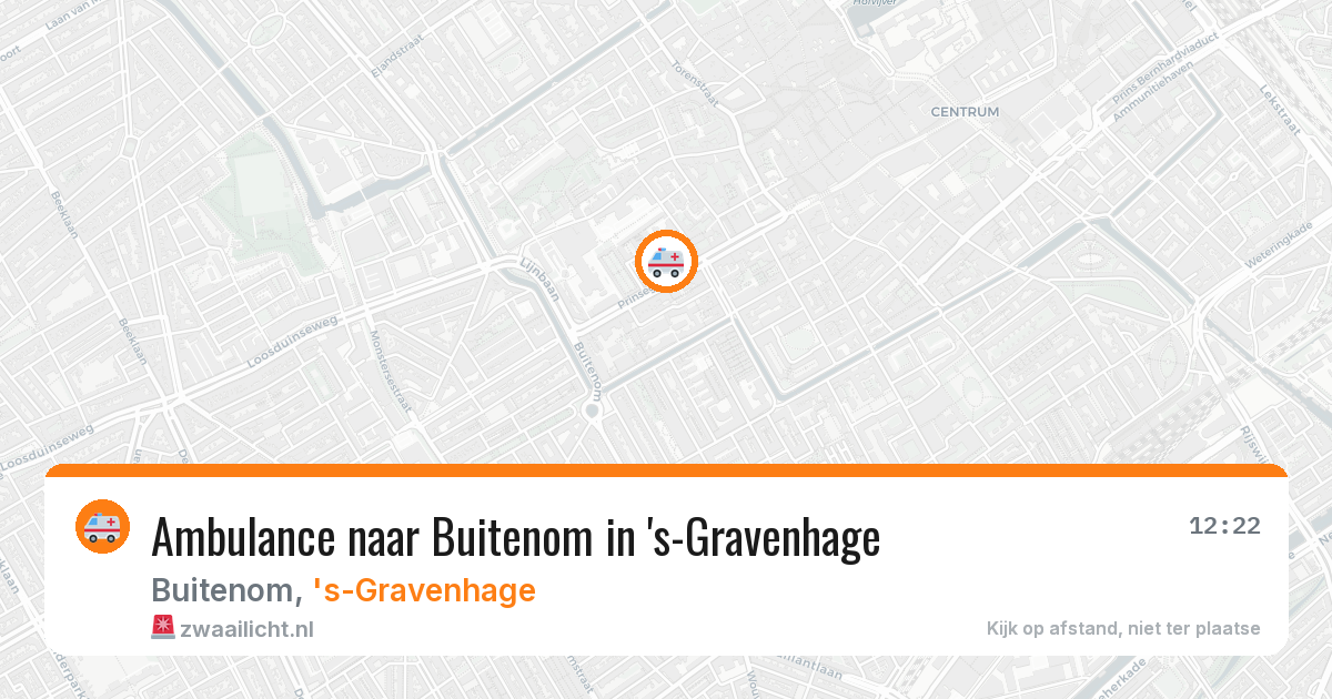 Ambulance naar Buitenom in 's-Gravenhage — 26 jun 2026