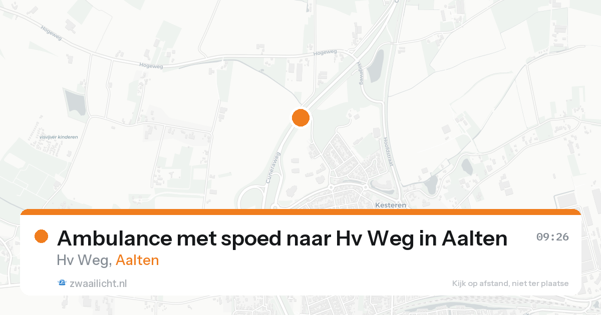 Ambulance met spoed naar Hv Weg in Aalten — 8 feb 2026