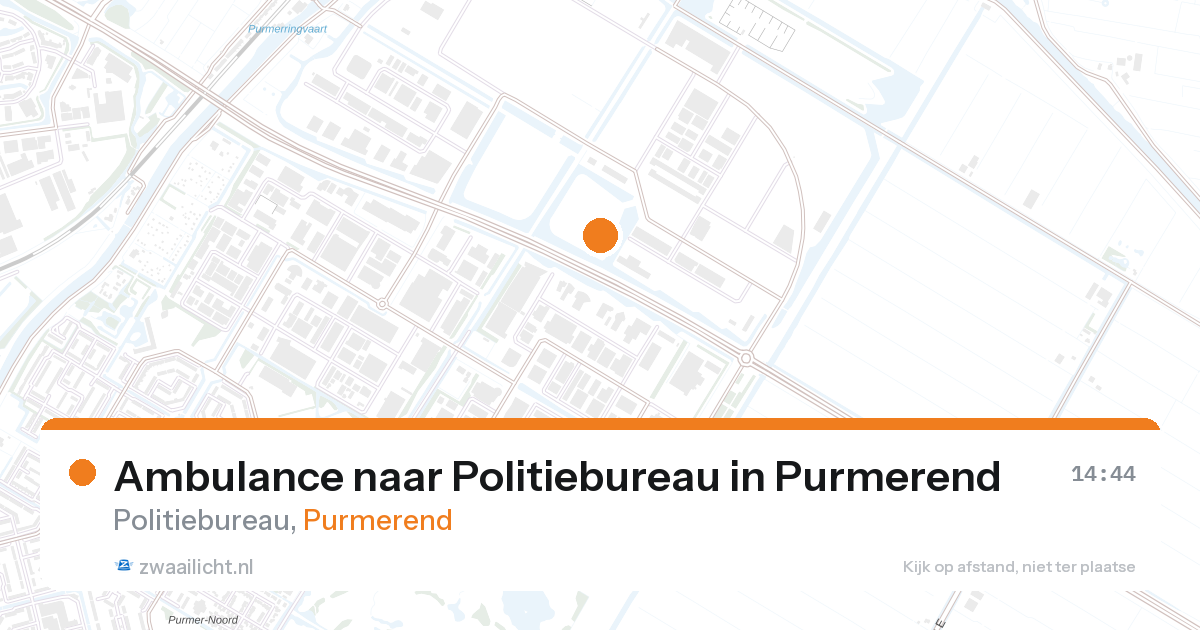 Ambulance naar Politiebureau in Purmerend — 21 jul 2026
