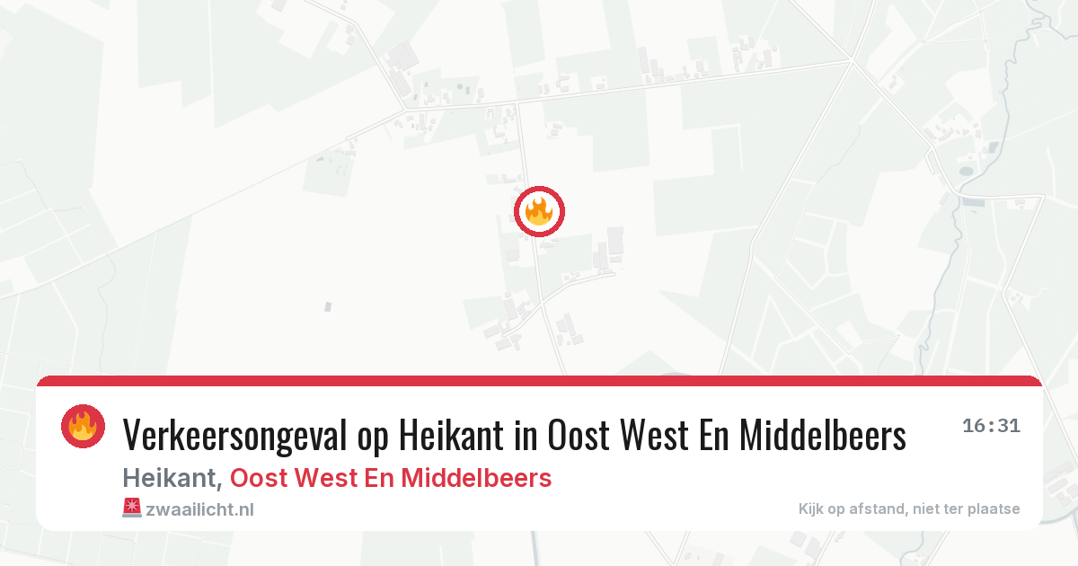 Verkeersongeval op Heikant in Oost West En Middelbeers — 3 jun 2026