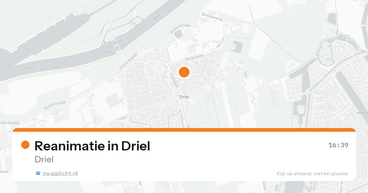 Reanimatie in Driel — 31 jan 2026