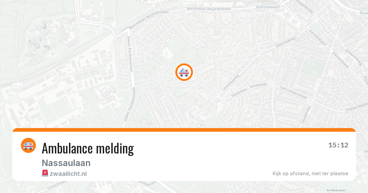 Ambulance melding — 22 jun 2026