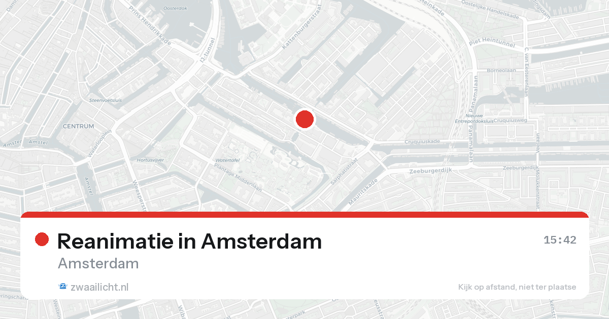 Reanimatie in Amsterdam — 25 aug 2026