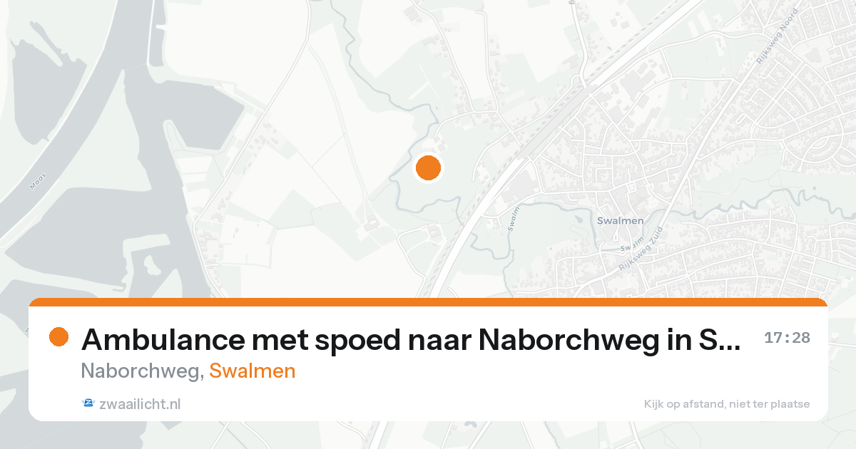 Ambulance met spoed naar Naborchweg in Swalmen — 16 aug 2026