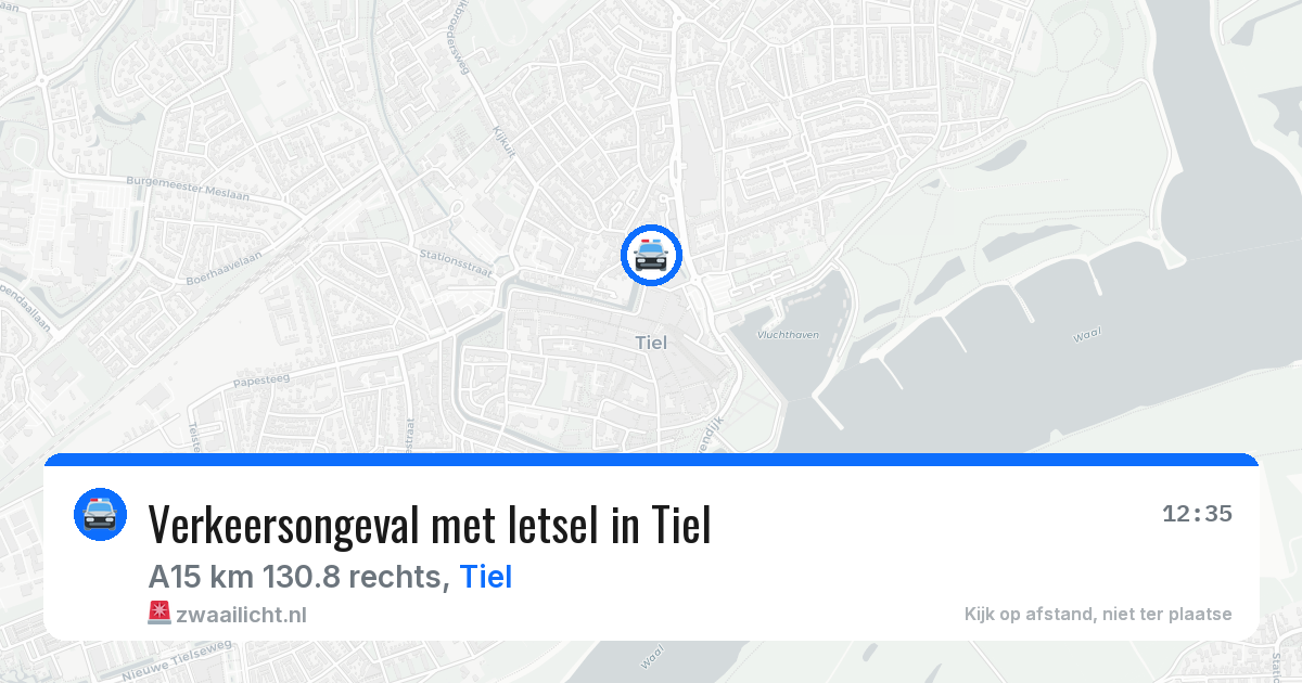 Verkeersongeval met letsel in Tiel — 20 jun 2026
