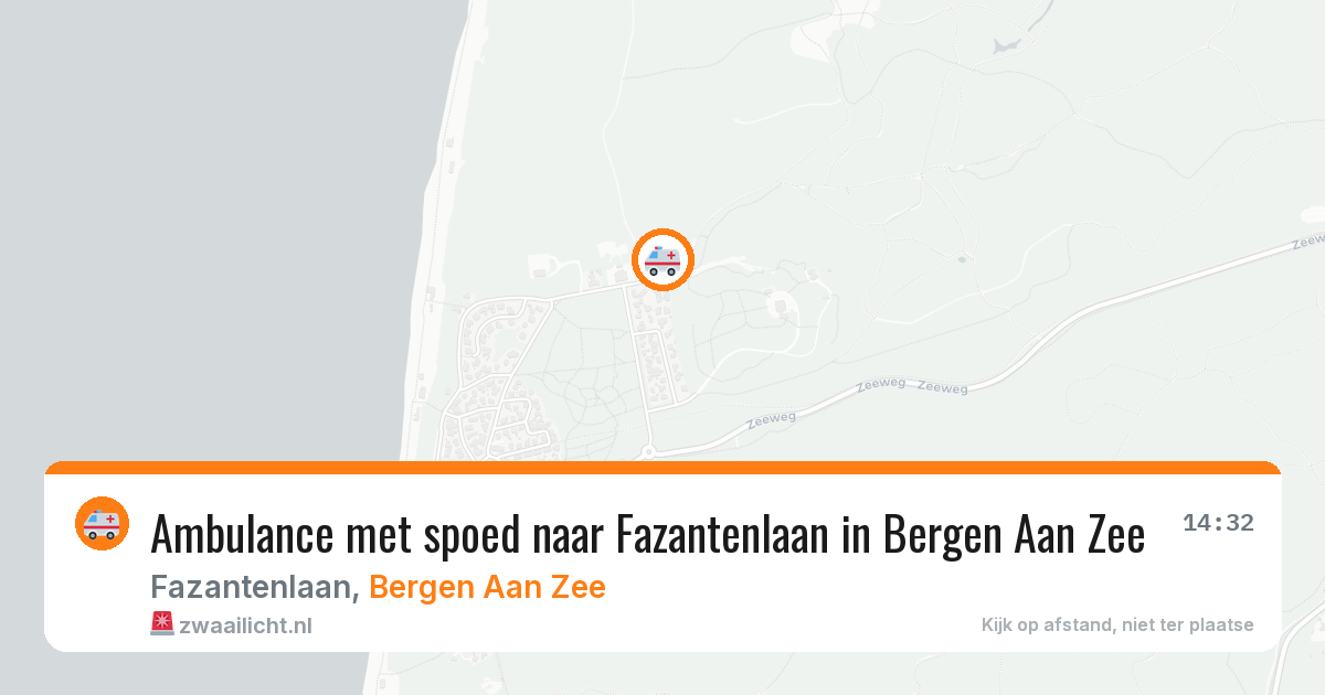Ambulance met spoed naar Fazantenlaan in Bergen Aan Zee — 23 jun 2026