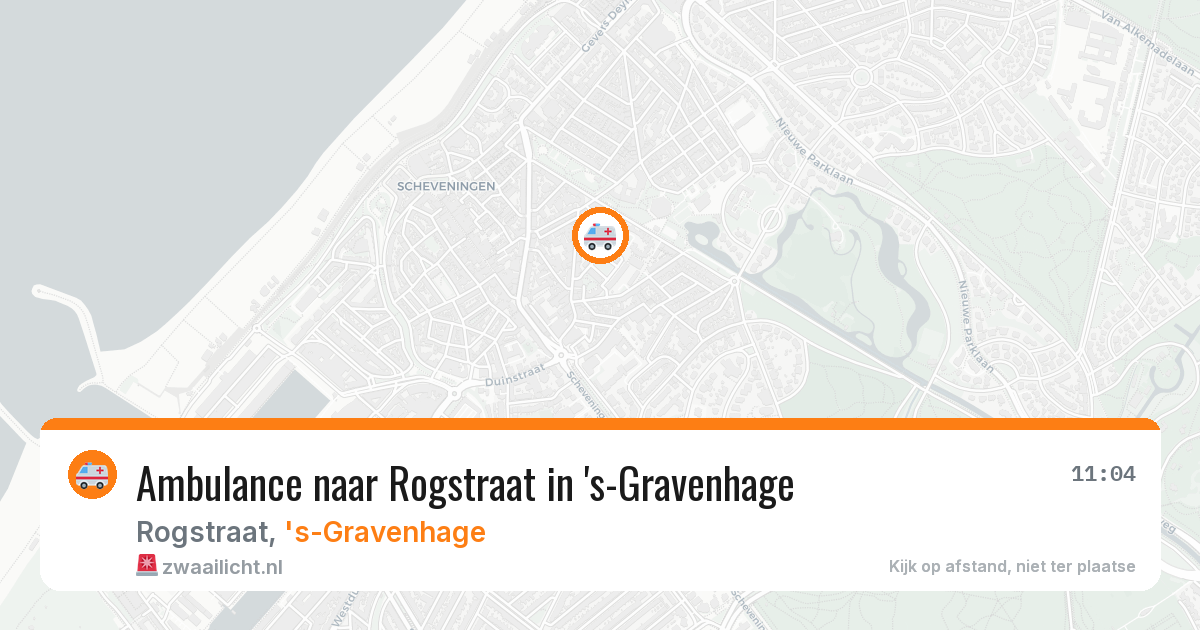 Ambulance naar Rogstraat in 's-Gravenhage — 12 jun 2026