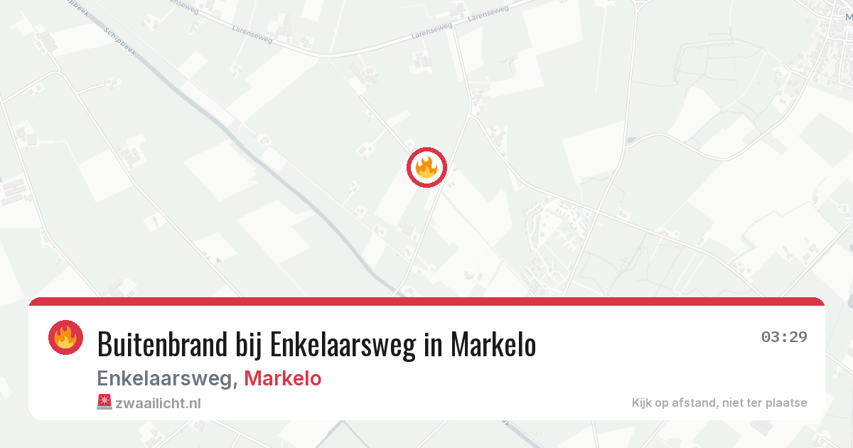 Buitenbrand bij Enkelaarsweg in Markelo — 2 jul 2026