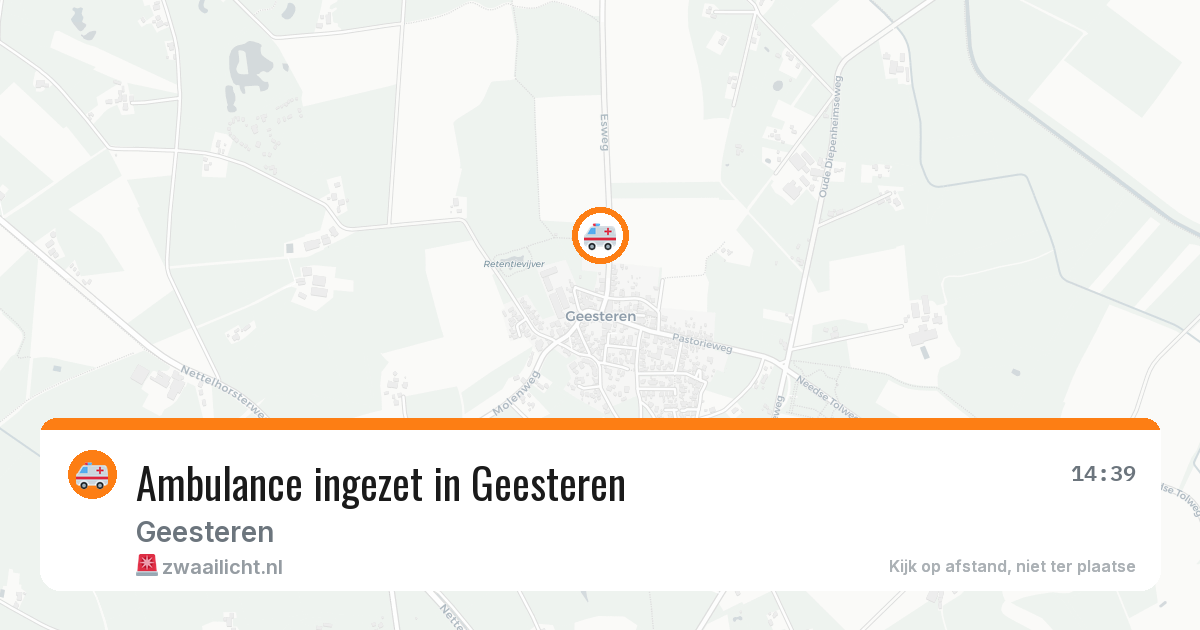 Ambulance ingezet in Geesteren — 3 jun 2026