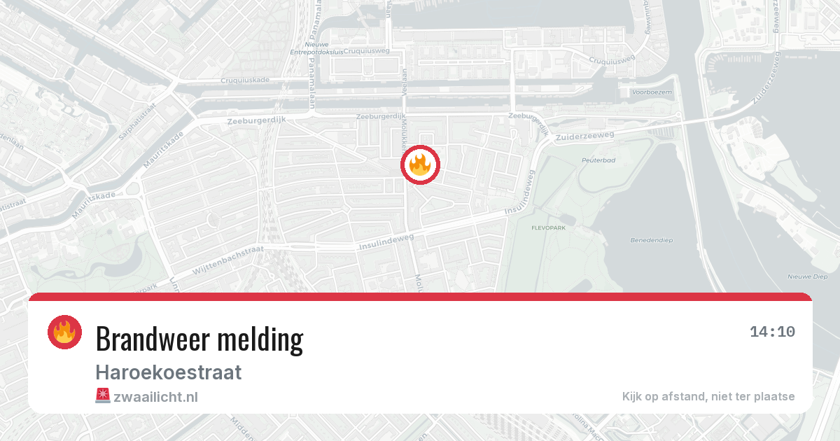 Brandweer melding — 26 jun 2026