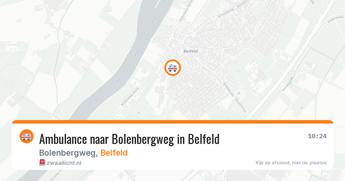 Ambulance naar Bolenbergweg in Belfeld — 30 jun 2026