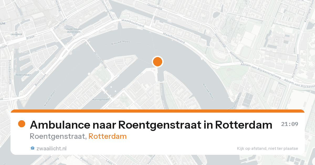 Ambulance naar Roentgenstraat in Rotterdam — 30 jan 2026
