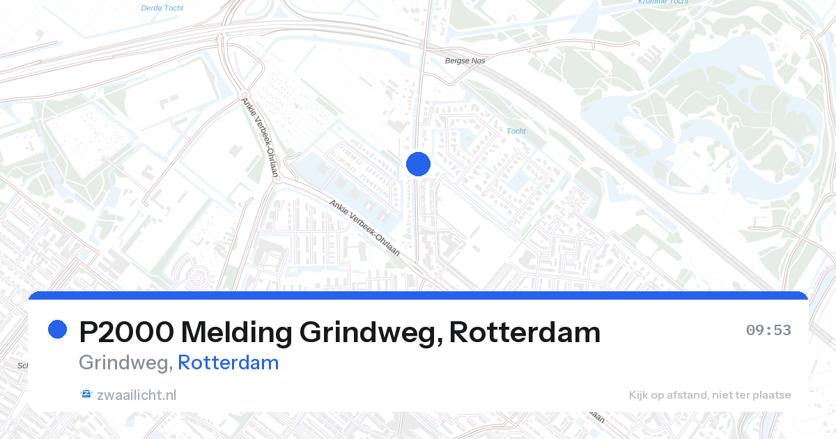 P2000 Melding Grindweg, Rotterdam — 28 aug 2026