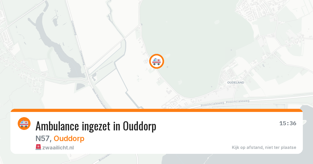 Ambulance ingezet in Ouddorp — 12 aug 2026