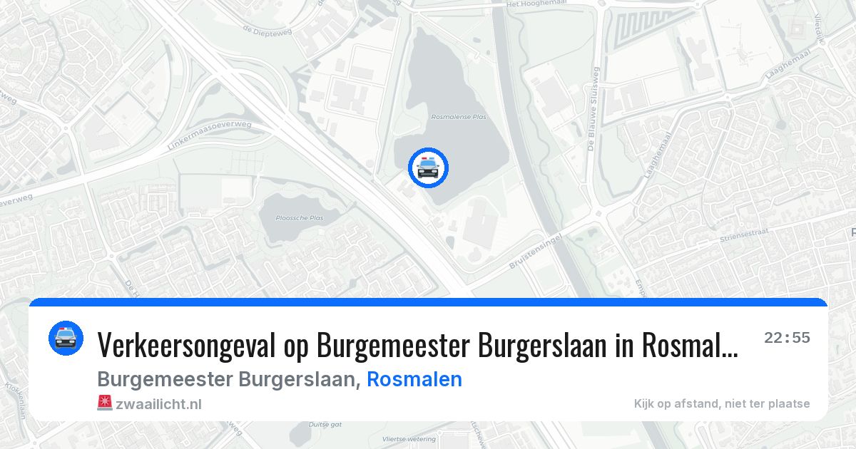 Verkeersongeval op Burgemeester Burgerslaan in Rosmalen — 14 mei 2026
