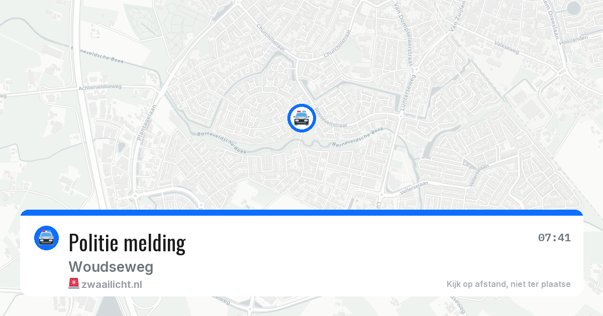Politie melding — 25 mei 2026