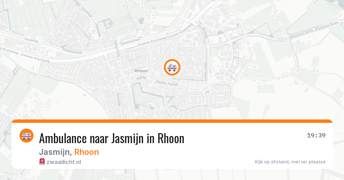 Ambulance naar Jasmijn in Rhoon — 1 jun 2026