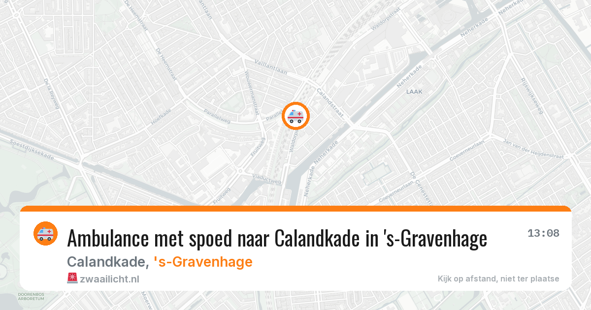 Ambulance met spoed naar Calandkade in 's-Gravenhage — 27 feb 2026